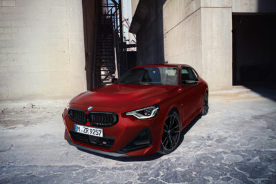 BMW 2er Coupé rot vorne