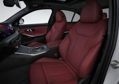 BMW 3er Limousine rote ledersitze