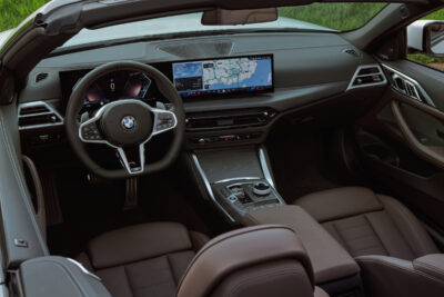 4er Cabrio Innenansicht Cockpit und Vordersitze
