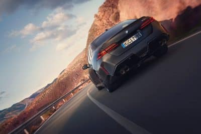 BMW M5 Limousine Heck auf Straße