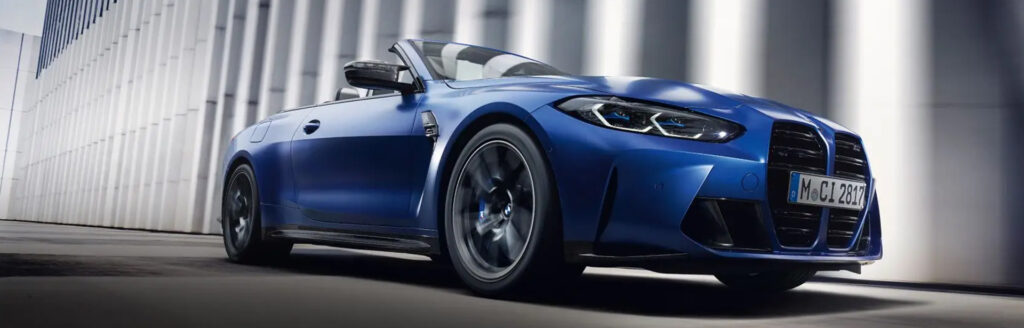 BMW M4 Competition Cabrio blau