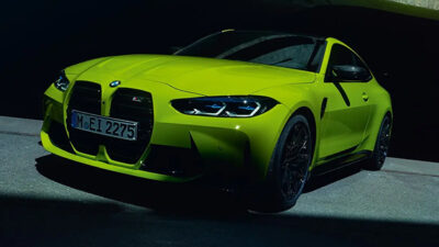 BMW M4 Coupé gelb