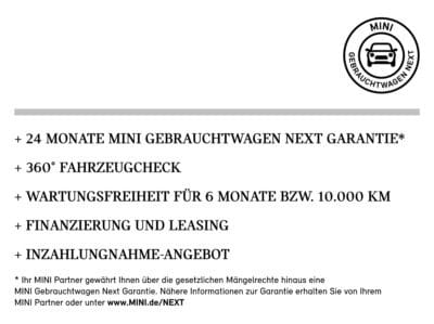 MINI Next Leistungsversprechen