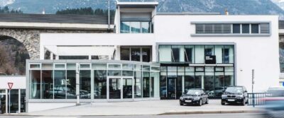 Gebäude des Unterberger Standorte Landeck in Österreich