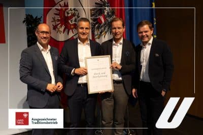 Dank und Anerkennung des Landes Tirol