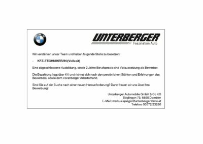 KFZ-TECHNIKER/IN (Vollzeit)