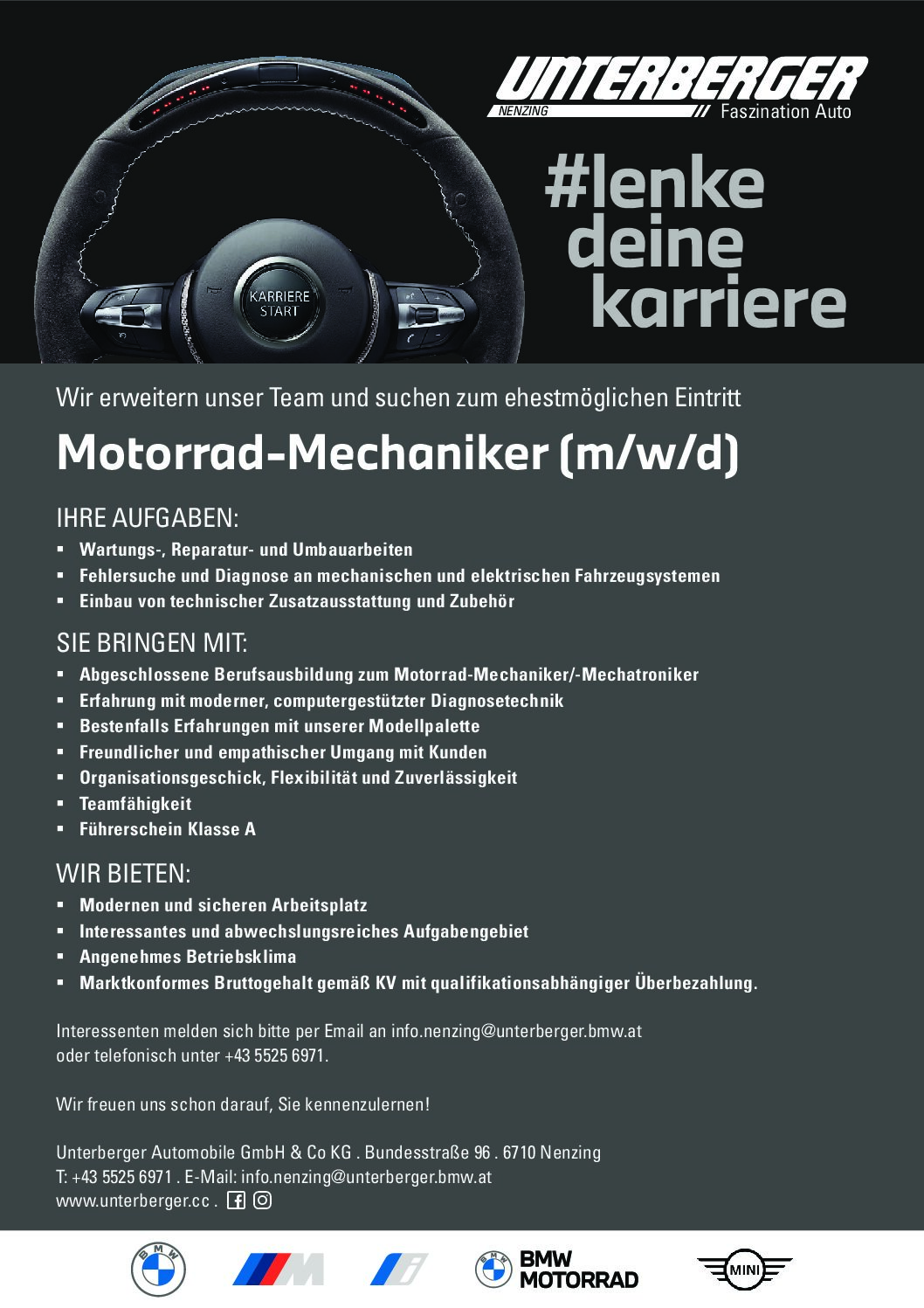 Motorrad-Mechaniker (m/w/d)