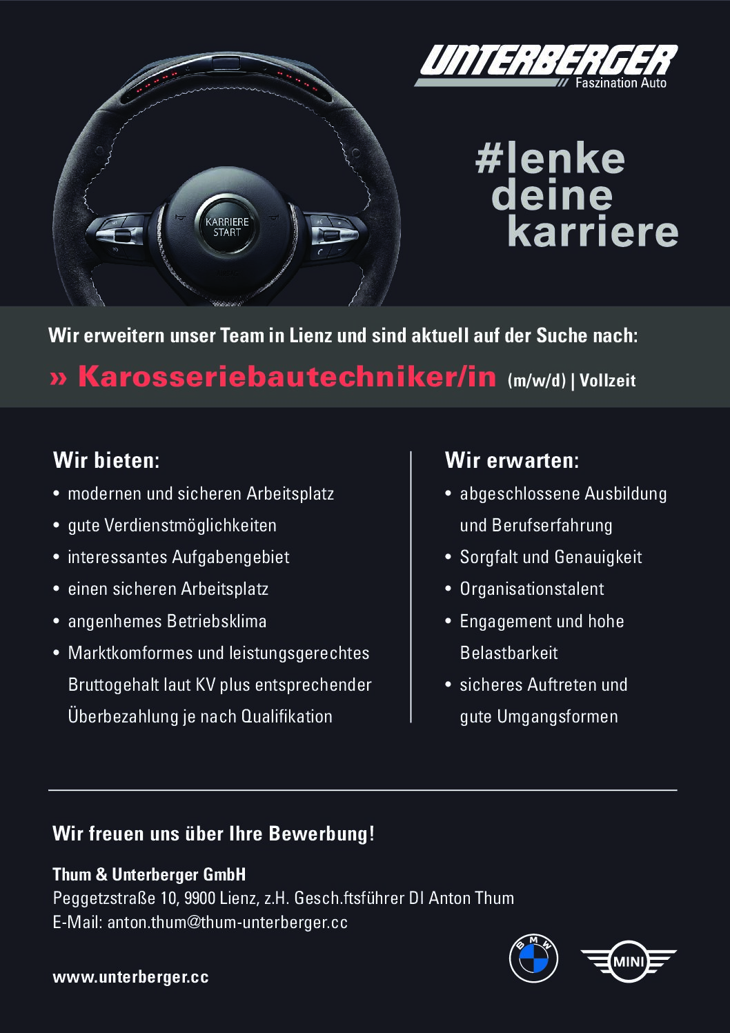 Karosseriebautechniker/in (m/w/d)