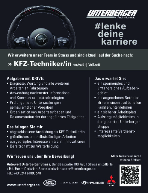 KFZ-Techniker/in (m/w/d)